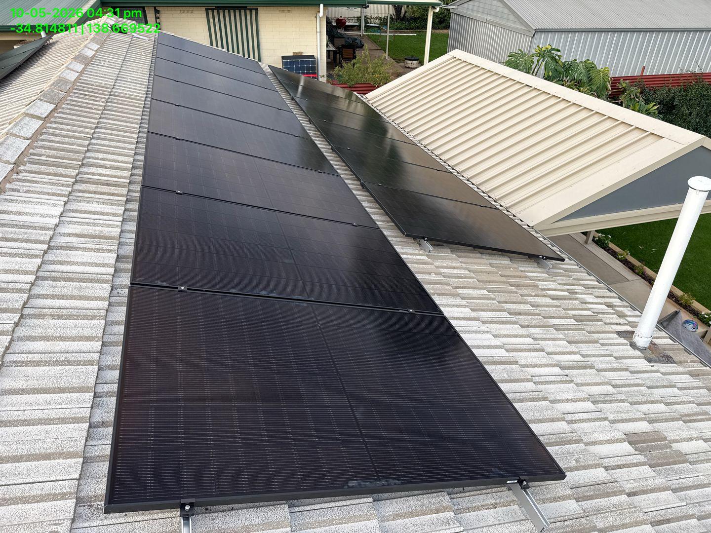 Solar PV installation