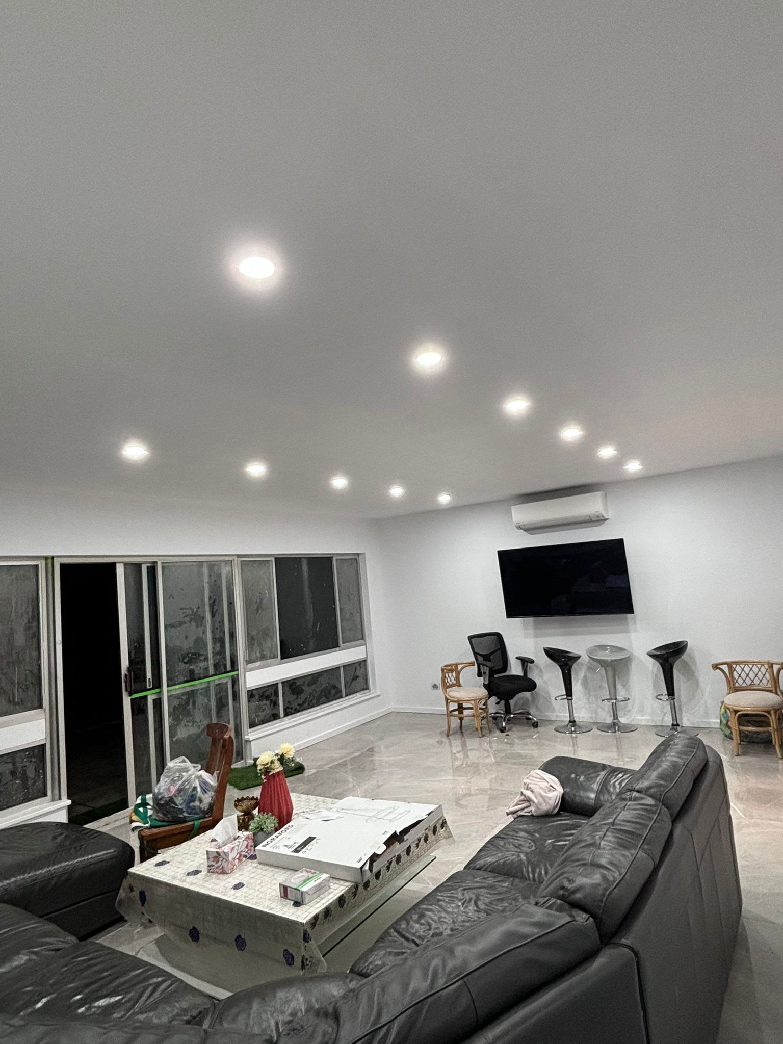 LED downlight install
